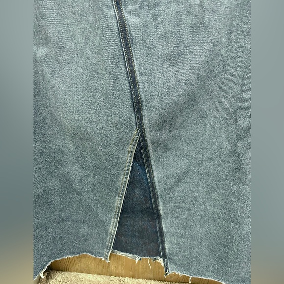 NWOT Denim Midi Skirt - Picture 6 of 7